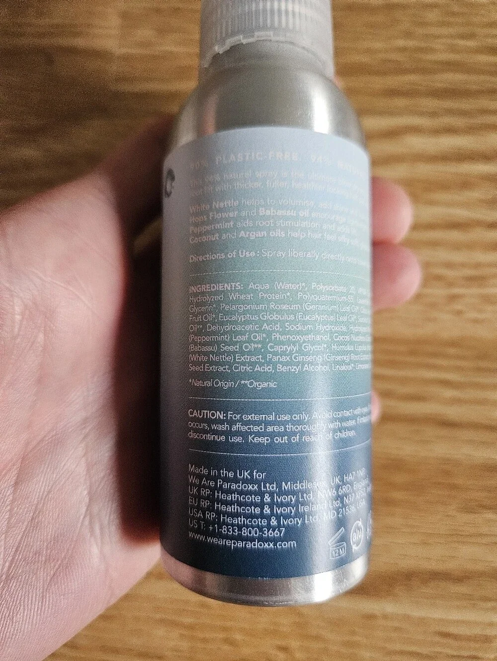 NWT Paradox Thickening Blow Dry Spray